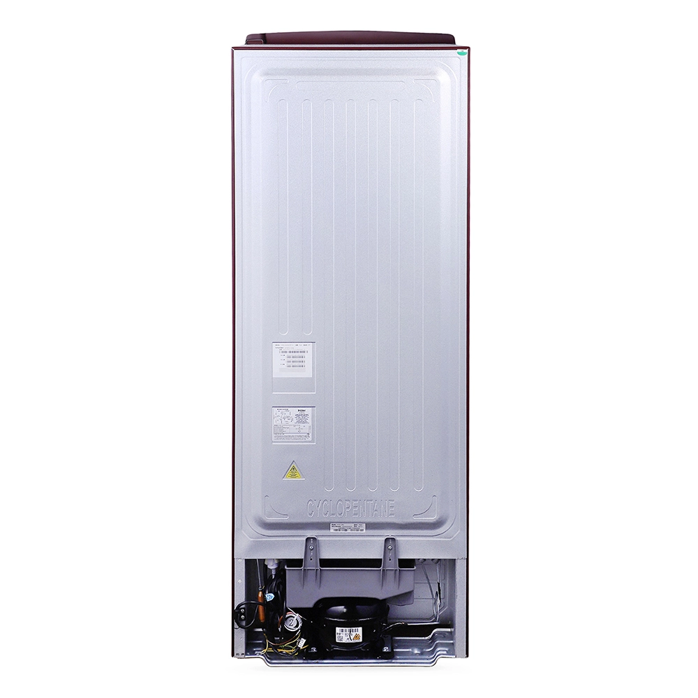 Haier 235L 2 Star I Direct Cool Single Door Refrigerator with Toughened Glass Shelf comes in stylish red Peony Finish HRD-2562CRP-N